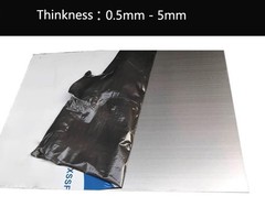 2 PCS 304 Stainless Steel Sheets Plates 0.06x8x8 Inch 1.5mm Thickness Panel
