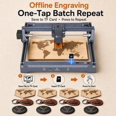 Carverall K15PRO 5W Laser Engraver Machine for Wood Leather Acrylic DIY Gifts