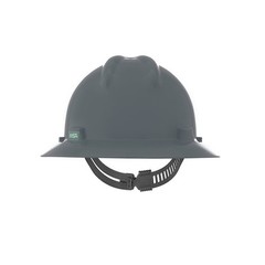 Msa Safety 454731 V-Gard Slotted Full Brim Hard Hat, Staz-On Suspension, Type