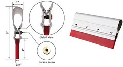 16″ Screen Printing Squeegee-Aluminum Handle with 70 duro Blade