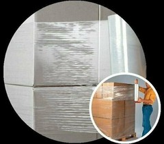 18″ x 1000′ 80 Gauge 8 Rolls Pallet Wrap Stretch Film Hand Shrink Wrap 1000FT