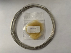 .031 – Silver Solder 5% Silver 8 Feet – (96″) Length KESTER – FREE FLUX Packet