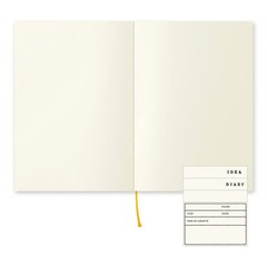 DESIGNPHIL 15293006 Midori Notebook, MD A5, Unruled A White