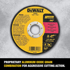 4-1/2 Inch Cut-Off Wheel, Angle Grinder Cutting Disc, General Purpose, 5-Pack (D