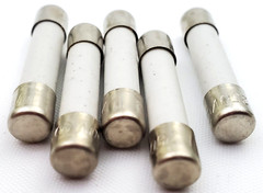 Lot of 10 Bussmann MDA6-1/4 Fuses 6-1/4 Amp 250 Volt Slow Blow 1/4″ x 1-1/4″