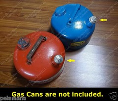 2pk 1-1/2″ Vented Metal Gas Can Cap w/ Cardboard Liner Eagle Briggs Stratton Lid