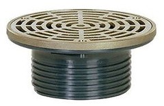 Sioux Chief 832-4HNR Finish Fixture for Adjustable Floor Drain PVC Round 6-1/2 I