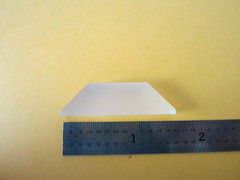 OPTICAL MIL SPEC PRISM RECTANGULAR LASER OPTICS AS PICTURED BIN#6V-12