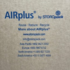 STOROPACK AIRplus Air Pillow Film for AIRplus Packing Sz 16″ x 1950′ Clear 52509