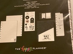 Disney Happy Undated Planner 12 Months Modern Vertical Accessories Envelopes NEW