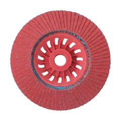 10 PCS 4-1/2″ x 7/8″ 80 Grits Type 29 Ceramic Grain Flap Sanding Discs