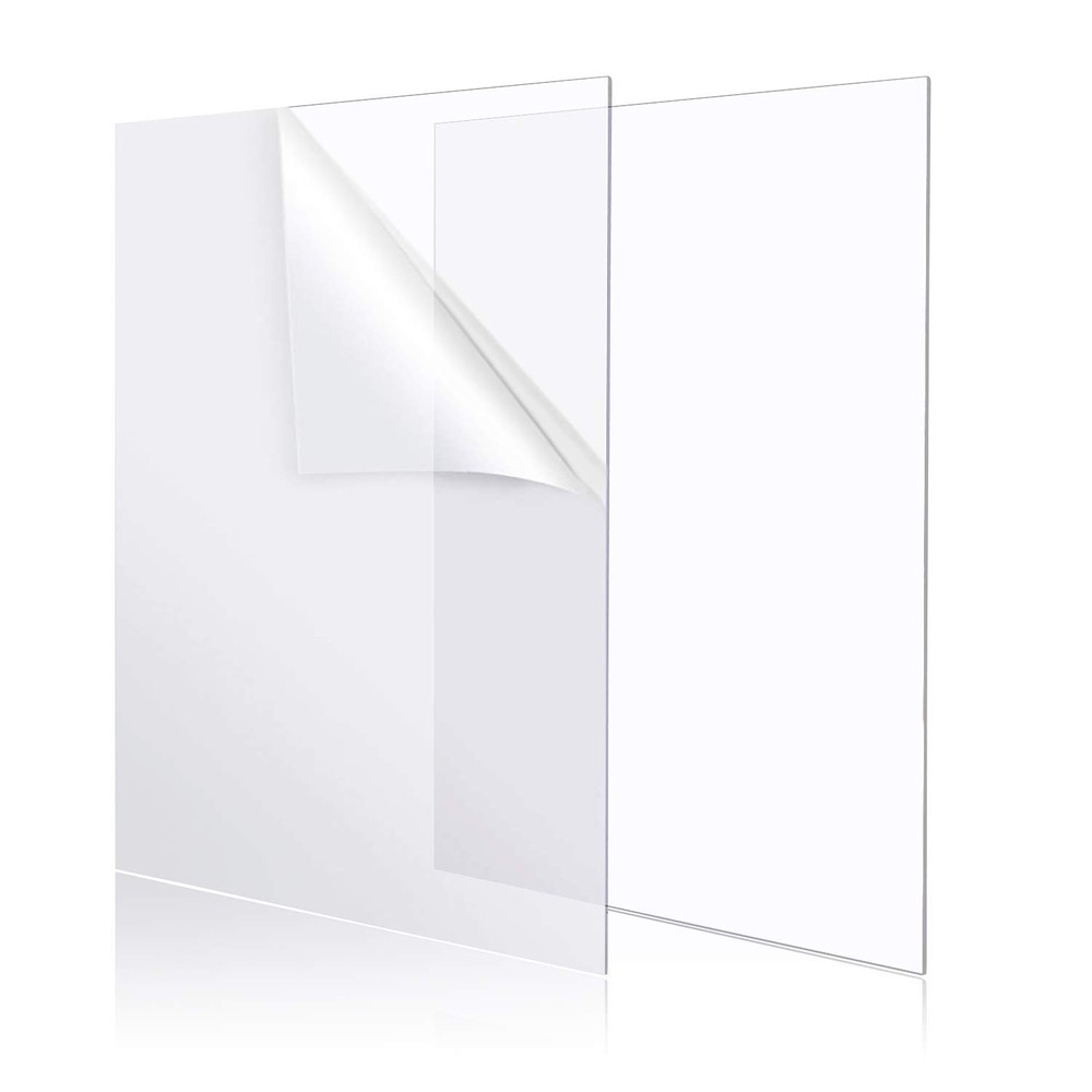 8 X 12 Clear Acrylic Sheet Plexiglass Plastic Sheet for Crafts Transparent Acr