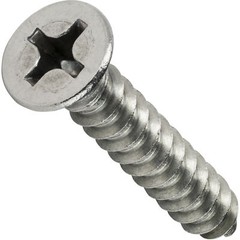 #8 Phillips Flat Head Self Tapping Sheet Metal Screws Stainless Steel All Sizes