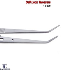 Dental Self Locking Tweezers Surgical Cotton Dressing Forceps Surgical Tools CE