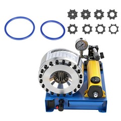Portable Manual Crimping Tool 8 Molds Included 10mm to 31mm Size Unit