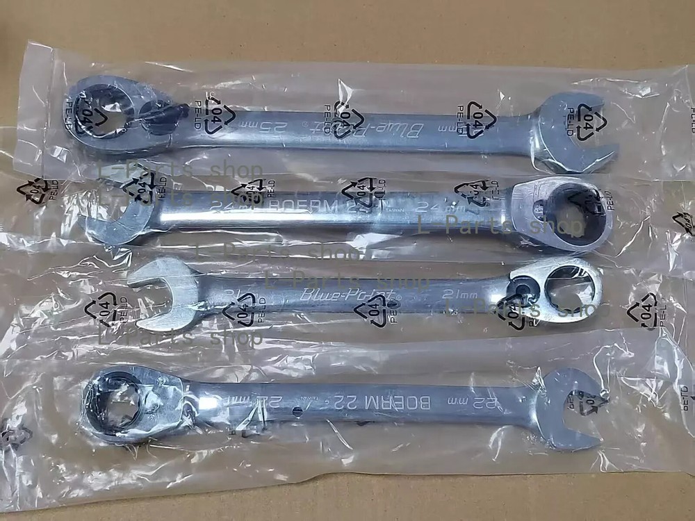 1Pcs Ratchet Spanner Set BOERM704 Blue Point 21 22 24 25mm