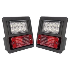 4x LED Headlight Tail Exterior Light Kit For Bobcat Skid Steer Loader