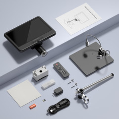 AD210 10.1 Inch LCD Digital Microscope for Adults, Soldering