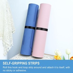 1 in x 60 ft Hook and Loop Roll | Double-Sided Strips, Self-Gripping Straps |…
