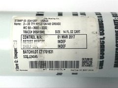 NYCO GN 148 GENERAL PURPOSE AIRCRAFT SYNTHETIC GREASE 0.4 KG CARTRIDGE