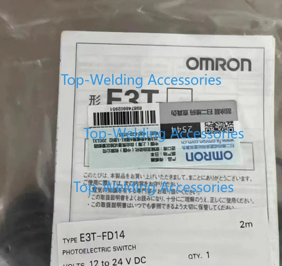 New Omron E3T-FD14 Diffuse-Reflective Photoelectric Switch Sensor, 12-24VDC 2M