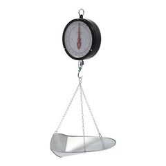Double-sided Dial Hanging Scale 10kg/22lbs Circular Supermarkets Hanging Scale