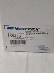 Norton Quick-Change Disc: Type R, 3″ Dia, Aluminum Oxide Box of 25 66623335430
