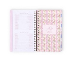 Love Shack Fancy X Target Yoobi Planner 5”x8”Everblooming Rosettes Ballet Bloom