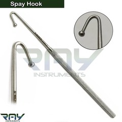 Spay Snook Hook Ball Tip Animal Ovaries Removal Veterinary Surgical Instruments