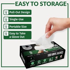 Ambidextrous Heavy-Duty Disposable Vinyl Gloves – 1000 Count for Ultimate Safety