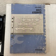 VOLVO A35D A40D AXLE SERVICE REPAIR OVERHAUL MANUAL BOOK