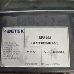 BRADCO MULCHER REVERSIBLE CARBIDE HAMMER TEETH