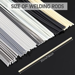 78 Pieces Plastic Welding Rods, 1/8 Inch Diameter (3mm) Round Sticks, PU PP ABS