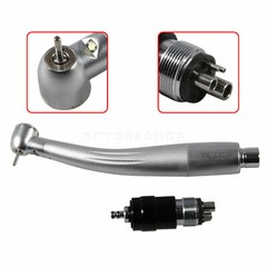 10 Dental LED E-generator 3 Water Spray Handpiece & 4-Hole Quick Coupler fit NSK