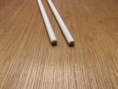 (Qty.2) 3/8″ Dia. X 12″ Long Fibergrate Dynaform Fiberglass Rod Round Stock