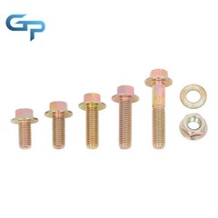 M6 M8 M10 EXTERNAL HEX DRIVE FLANGE BOLTS ASSORTMENT KIT FOR INDUSTRIAL 521PCS