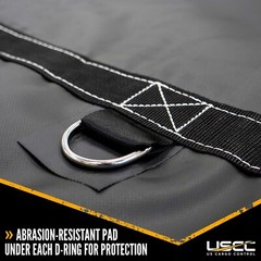 Heavy Duty Coil Tarp – 7’x7’x7′ – 18 oz. Black Tarp