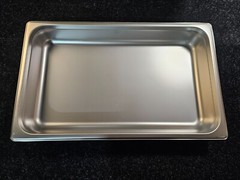 (QTY 6) HUBERT Full Size Pan 2 1/2″ Steam Table Pan 24 Gauge Stainless Steel