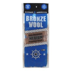Medium Bronze Wool Pads (Pack of 3)