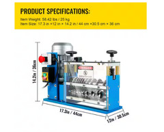 SVOPES Electric Wire Stripping Machine 370-Watt 0.06-1.5″ Automatic Cable Stripp