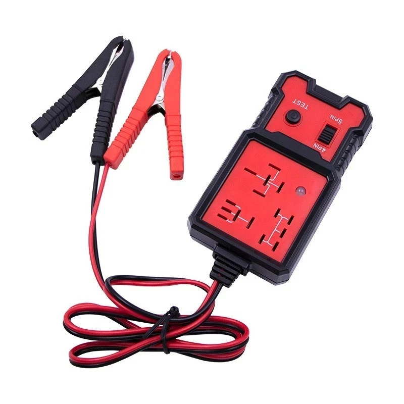 12V Automotive Relay Tester 4/5 Pin Car Relay Diagnostic Tool LED Indicator
