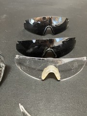 Revision Stingerhawk Frameless Safety Glasses Kit, Clear & Gray Lenses