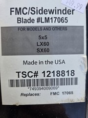 FMC Sidewinder Blades LM17065 5×5 LX60 SX60 – 2 BLADES