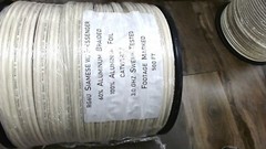 RG6U Siamese w/Messenger 500ft 60% Aluminum Braided 100% Aluminum Foil Cable CMR