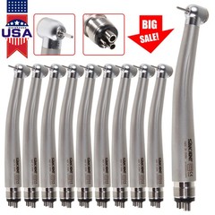 USPS! SANDENT Dental High Speed Handpiece Push Button Standard Head 4H-M4 1-10*