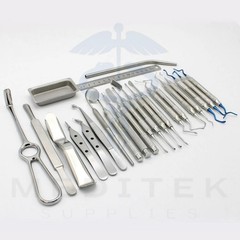 Periodontal Instruments Kit Dental Implants Surgical Orthodontics 33 PCS