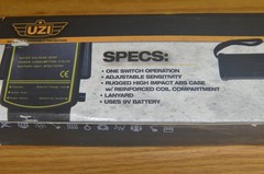 UZI Hand-Held Metal Detector HHSC-1 16.5″ (G-I)
