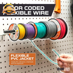 600 Ft 12 Gauge Wire 6 Colors – 6 Roll 12 Gauge Automotive Wire Bulk Assortment
