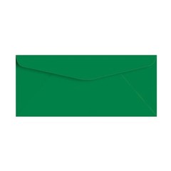 #10 Business Envelopes, 4 1/8 x 9 1/2, Green, 24w (90gsm), 100 per Pack