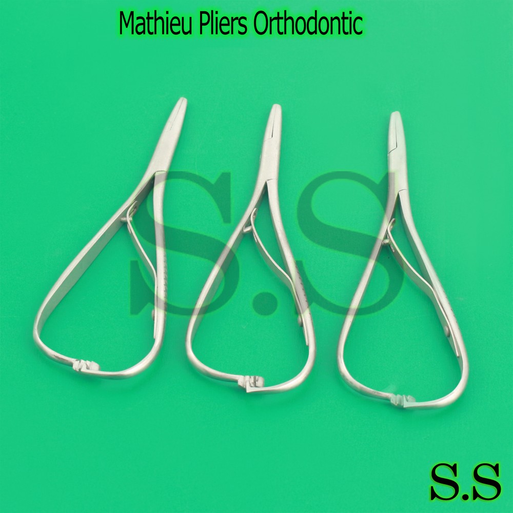 3 Mathieu Pliers 5.5″ Orthodontic Surgical Dental Instruments Orthopedic
